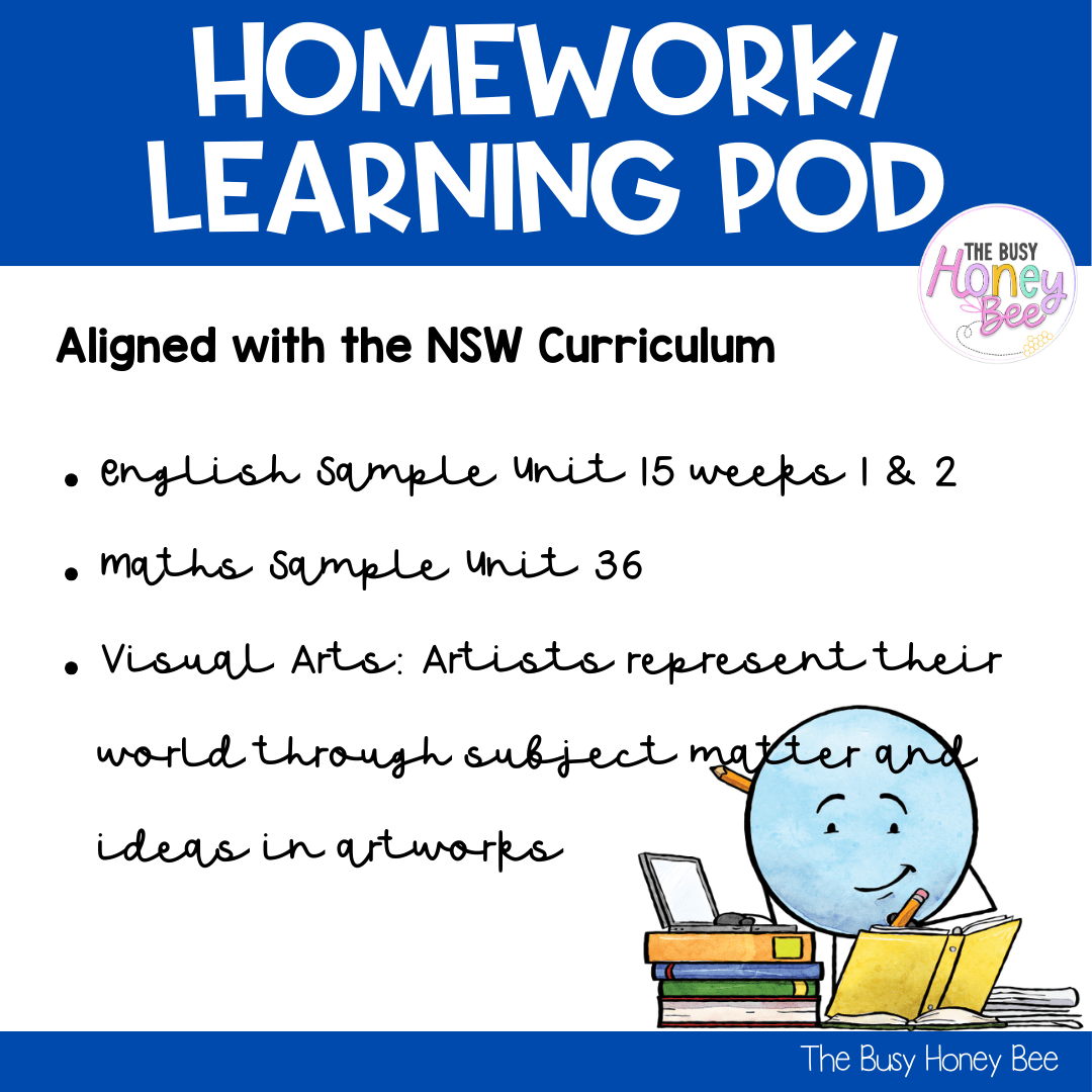 Stage 3 Year B Homework/Learning Pod 36 - Homework | Casual Teaching