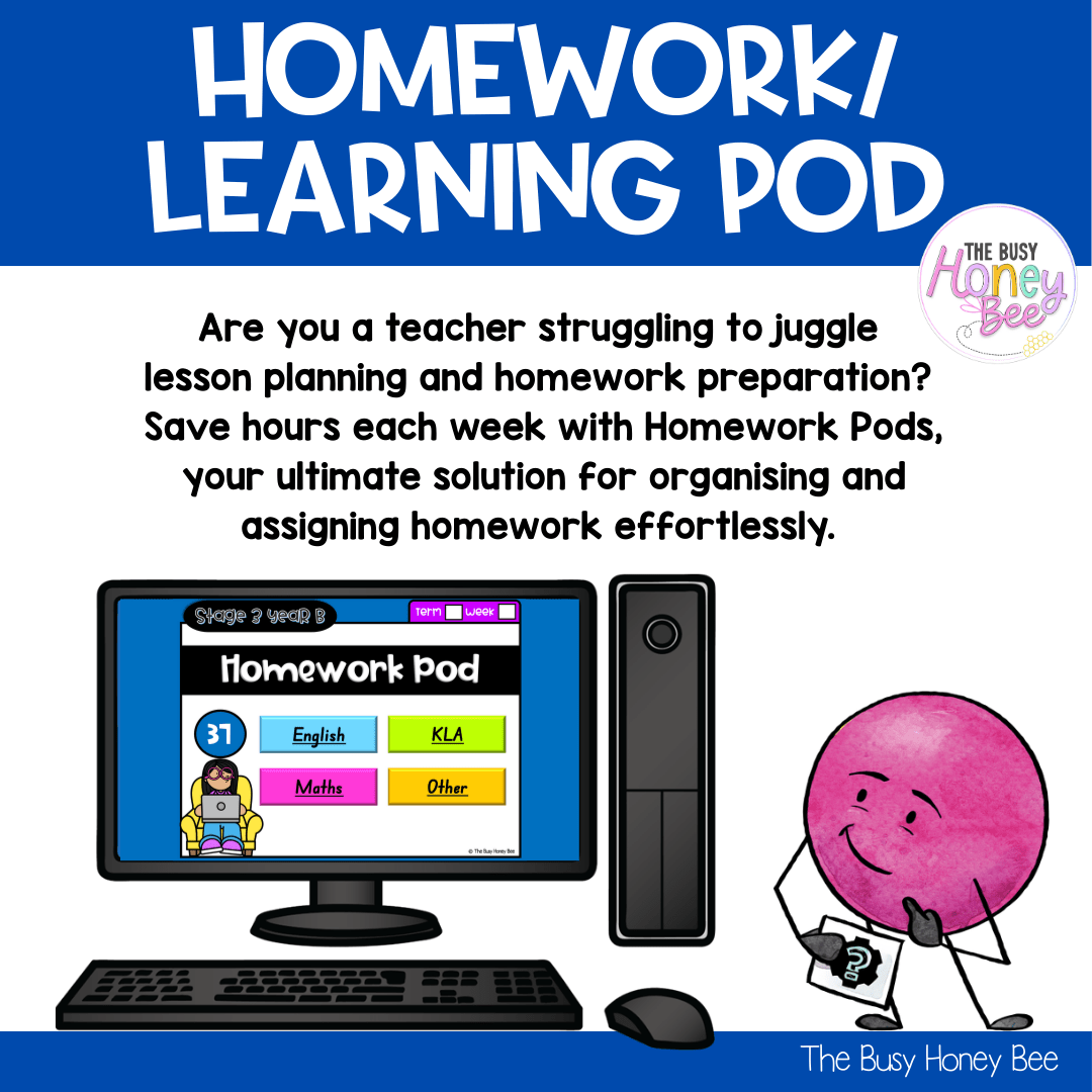 Stage 3 Year B Homework/Learning Pod 37 - Homework | Casual Teaching