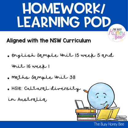 Stage 3 Year B Homework/Learning Pod 38 - Homework | Casual Teaching