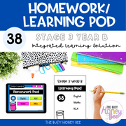 Stage 3 Year B Homework/Learning Pod 38 - Homework | Casual Teaching