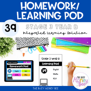 Stage 3 Year B Homework/Learning Pod 39 - Homework | Casual Teaching