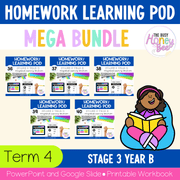 Stage 3 Year B Homework/Learning Pods Term 4 Mega Bundle - Homework | Casual Teaching