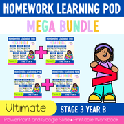 Stage 3 Year B Homework/Learning Pods Ultimate Mega Bundle - Homework | Casual Teaching