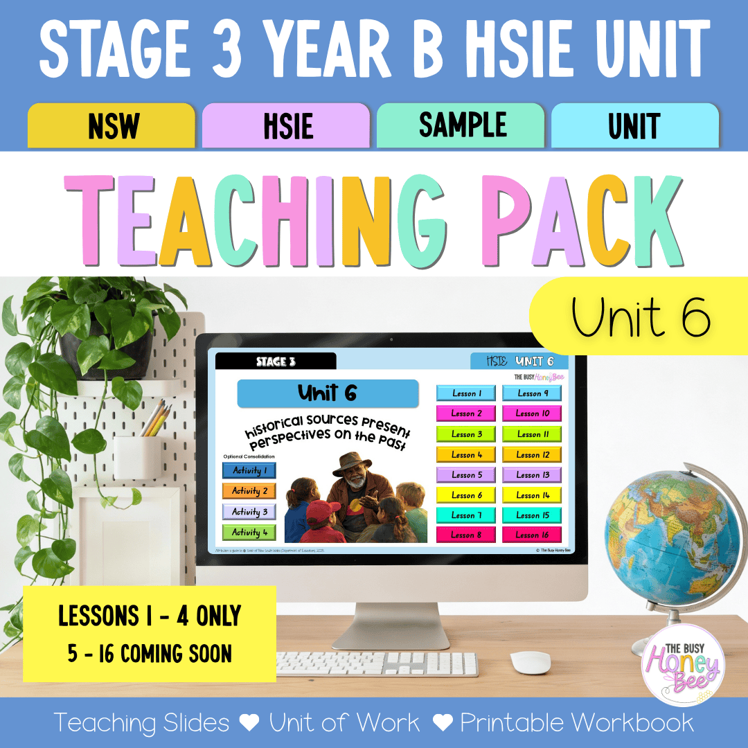 Stage 3 Year B NSW HSIE 2026 Sample Unit 6 Teaching Pack - Teaching Bundle