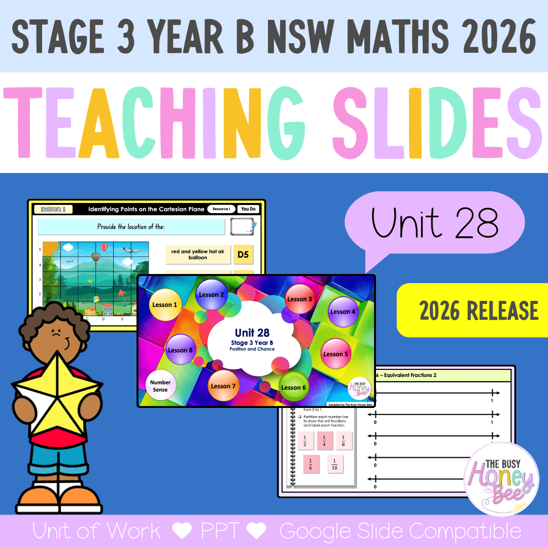 Stage 3 Year B NSW Maths Unit 28 Position and Chance Teaching Slides 2026 - Teaching Slides