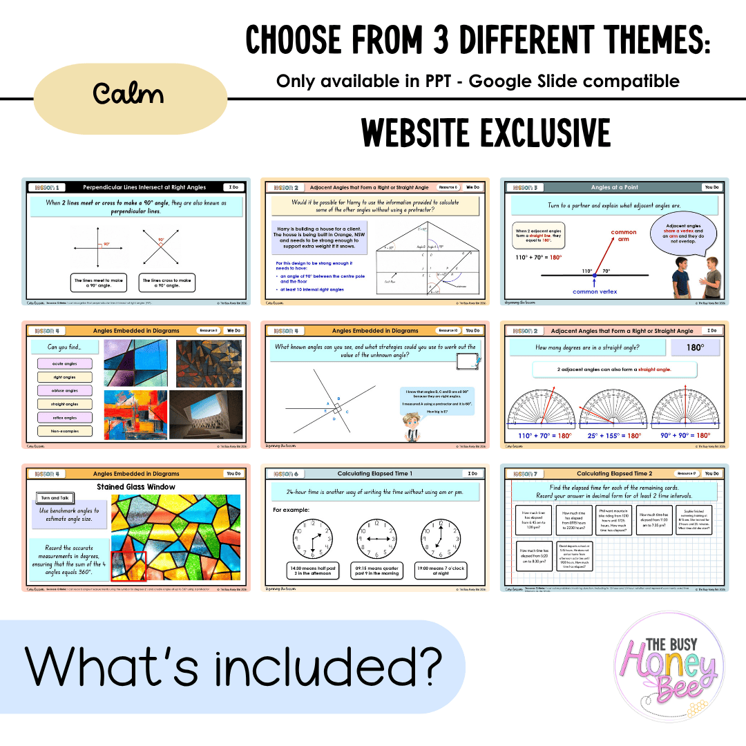 Stage 3 Year B NSW Maths Unit 30 Angles and Time Teaching Slides 2026 - Teaching Slides