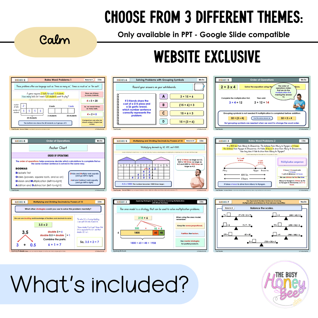 Stage 3 Year B NSW Maths Unit 33 Multiplication and Division Teaching Slides 2026 - Teaching Slides