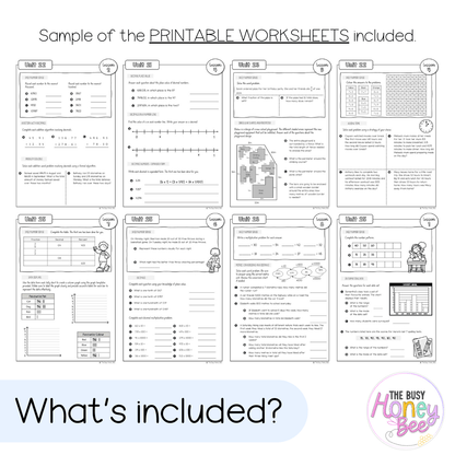 Stage 3 Year B NSW Maths Workbook Term 1 - Workbook | Worksheets