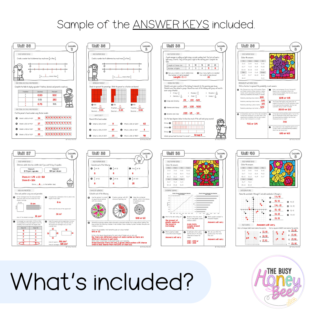Stage 3 Year B NSW Maths Workbook Term 4 - Workbook | Worksheets