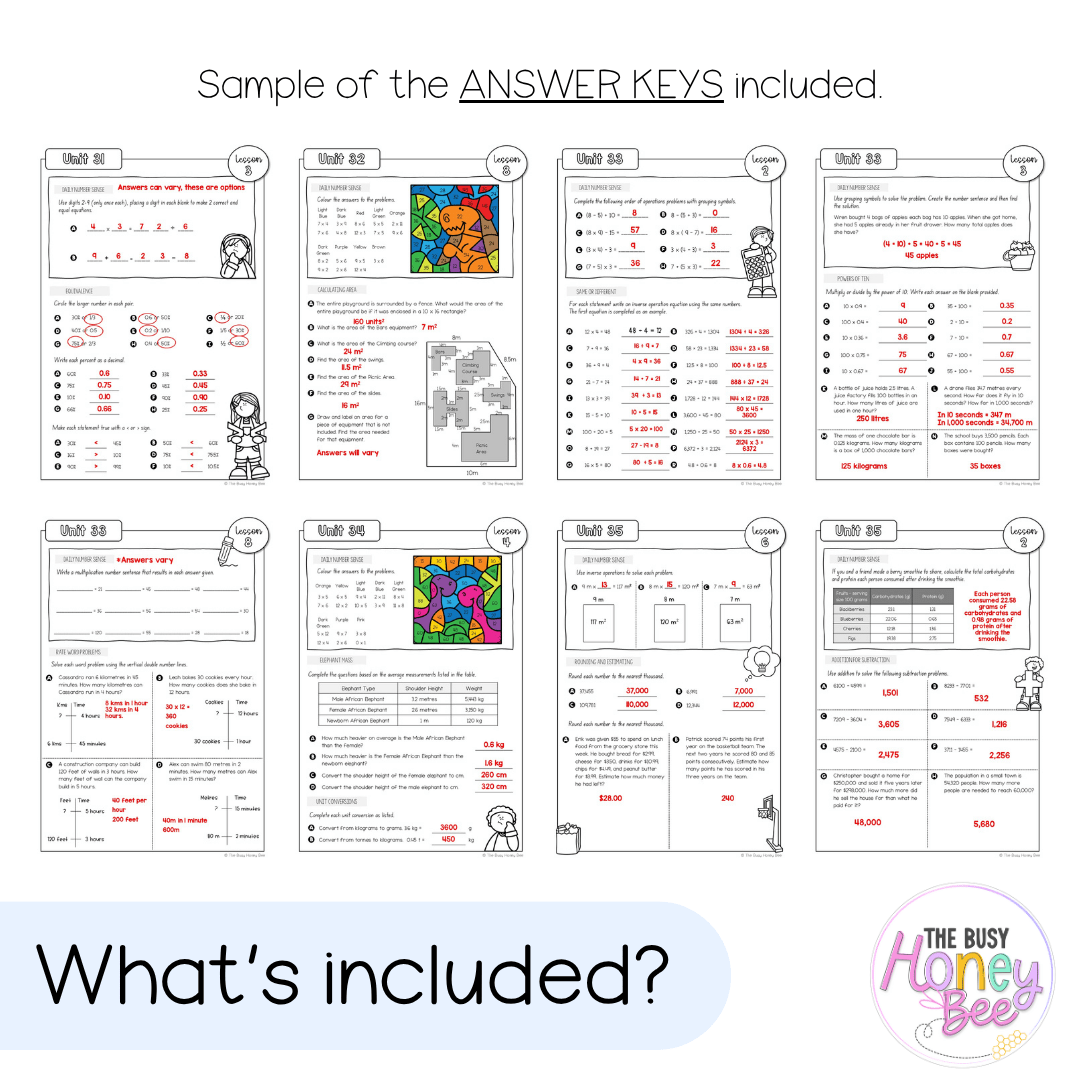 Stage 3 Year B NSW Maths Workbook ULTIMATE Mega Bundle - Workbook | Worksheets