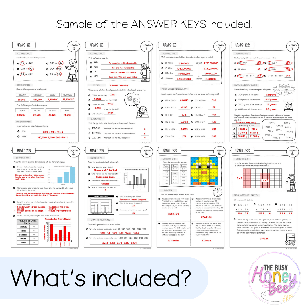 Stage 3 Year B NSW Maths Workbook ULTIMATE Mega Bundle - Workbook | Worksheets