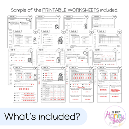 Stage 3 Year B NSW Maths Worksheets Unit 31 - Workbook | Worksheets