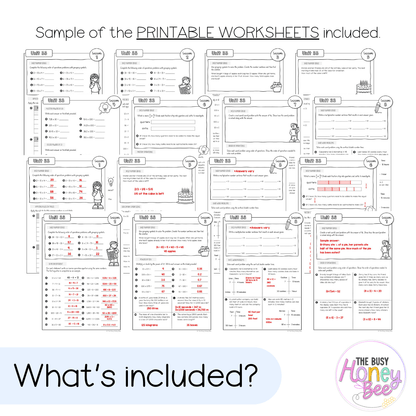 Stage 3 Year B NSW Maths Worksheets Unit 33 - Workbook | Worksheets