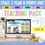 Stage 3 Year B NSW PDHPE Sample Unit 8 Teaching Pack - Teaching Bundle