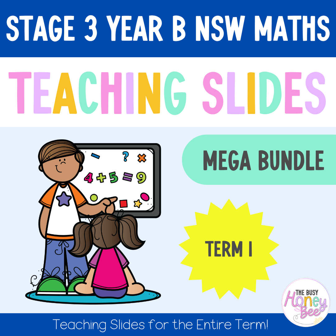 Stage 3 Year B Term 1 Maths Teaching Slides Mega Bundle - Teaching Slides