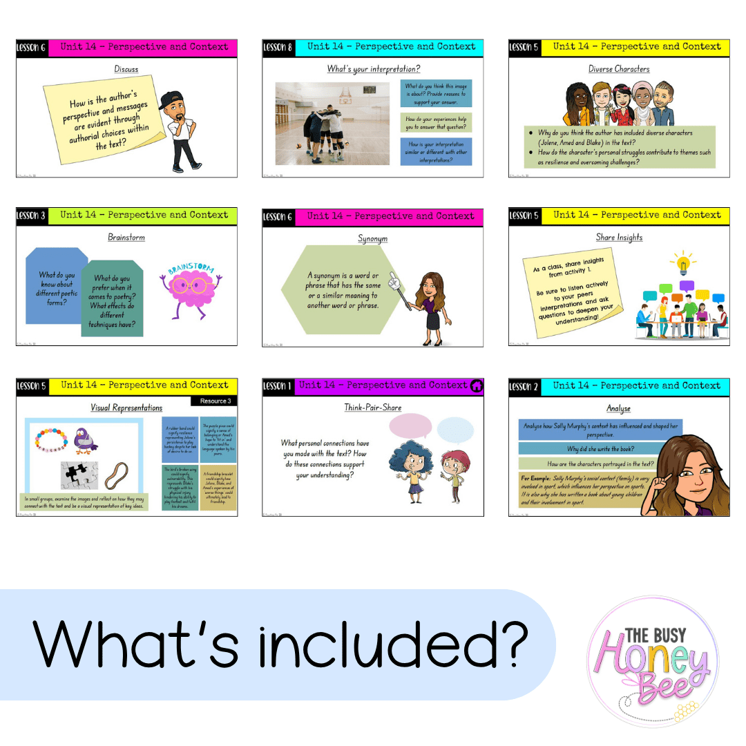 Stage 3 Year B Term 3 English Teaching Slides Mega Bundle - Teaching Slides