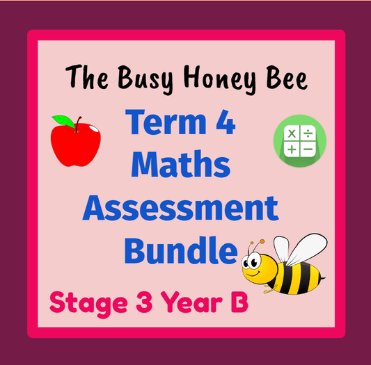Stage 3 Year B Term 4 Differentiated Maths Assessment Bundle - Assessment