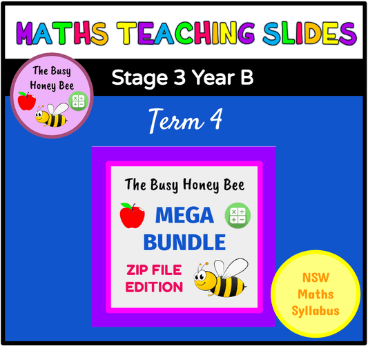 Stage 3 Year B Term 4 Maths Teaching Slides Mega Bundle - Teaching Slides