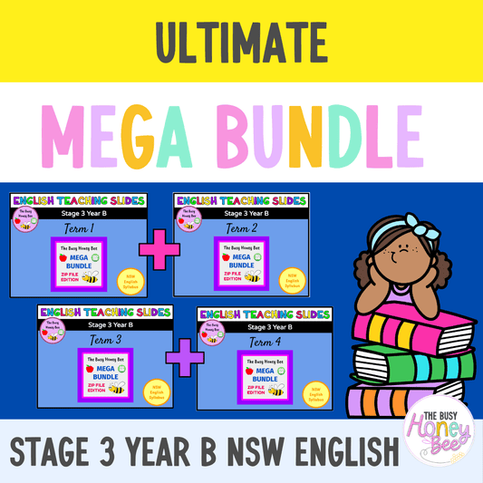 Stage 3 Year B Ultimate English Teaching Slides Mega Bundle - Teaching Slides
