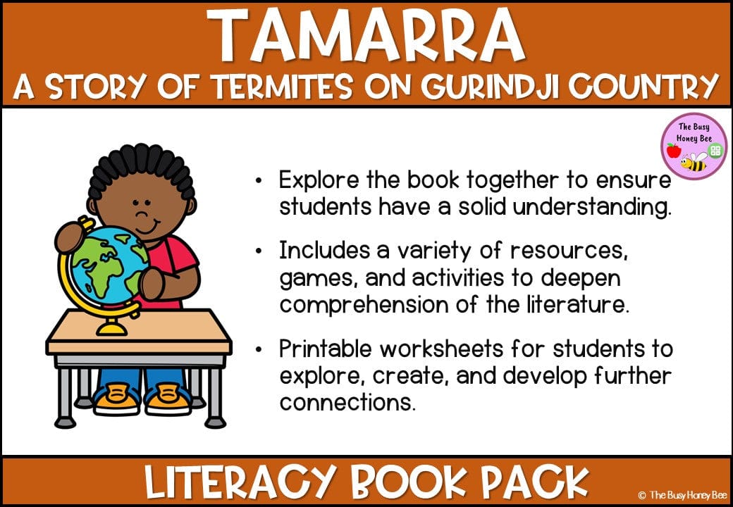 Tamarra - CBCA 2024 - Literacy Book Pack - Activity Pack