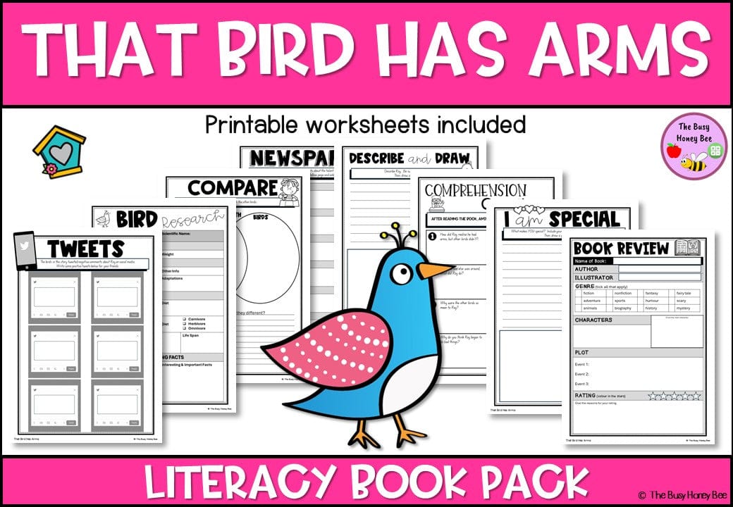 That Bird has Arms - CBCA 2024 - Literacy Book Pack - Activity Pack