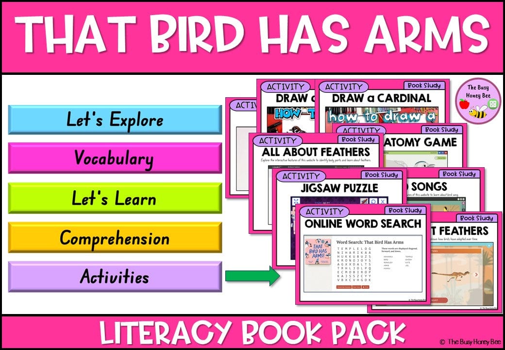 That Bird has Arms - CBCA 2024 - Literacy Book Pack - Activity Pack