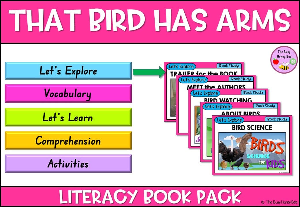 That Bird has Arms - CBCA 2024 - Literacy Book Pack - Activity Pack