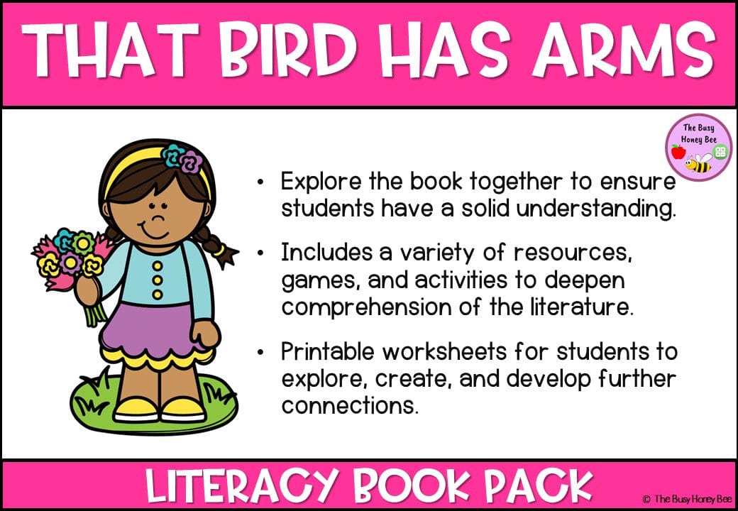 That Bird has Arms - CBCA 2024 - Literacy Book Pack - Activity Pack