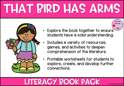 That Bird has Arms - CBCA 2024 - Literacy Book Pack - Activity Pack
