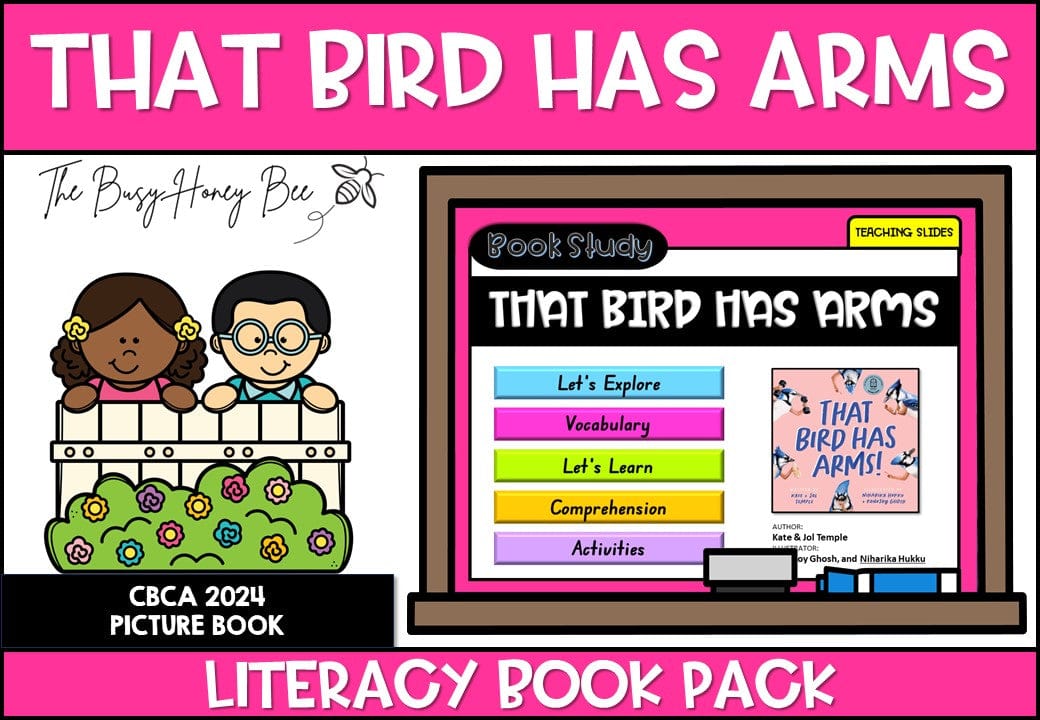 That Bird has Arms - CBCA 2024 - Literacy Book Pack - Activity Pack