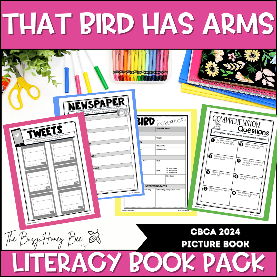 That Bird has Arms - CBCA 2024 - Literacy Book Pack - Activity Pack