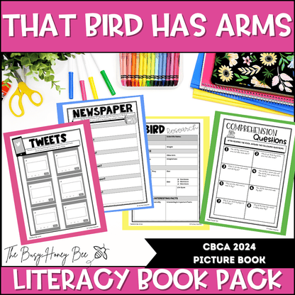 That Bird has Arms - CBCA 2024 - Literacy Book Pack - Activity Pack