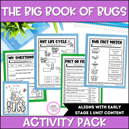 The Big Book of Bugs Activity Pack -