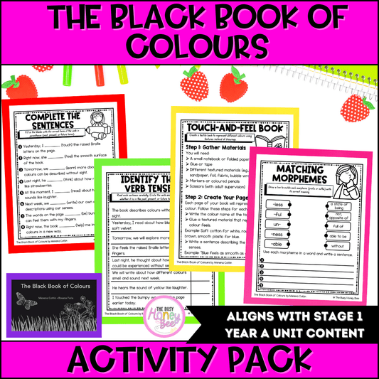 The Black Book of Colours by Menena Cottin Activity Pack - Activity Pack