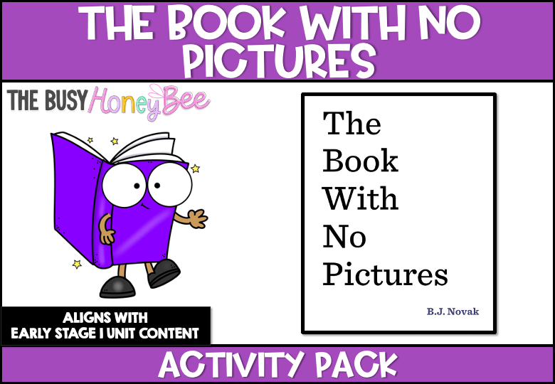 The Book With No Pictures Activity Pack - Activity Pack