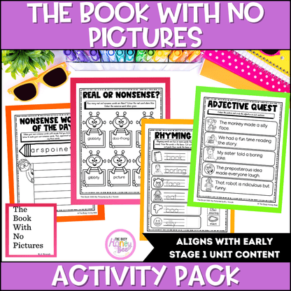 The Book With No Pictures Activity Pack - Activity Pack