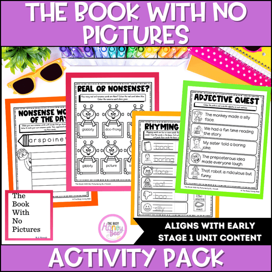 The Book With No Pictures Activity Pack - Activity Pack