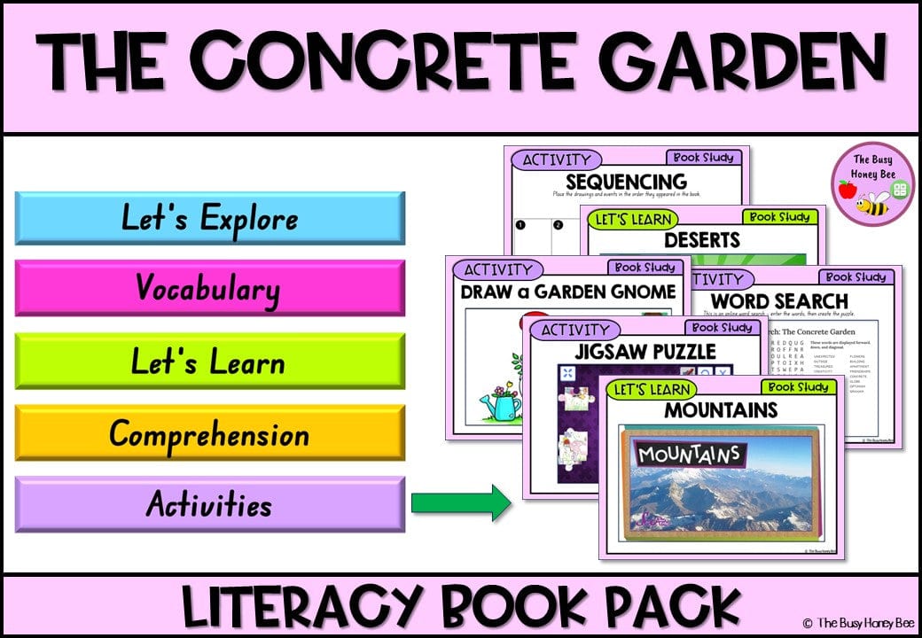 The Concrete Garden - CBCA 2024 - Literacy Book Pack - Activity Pack