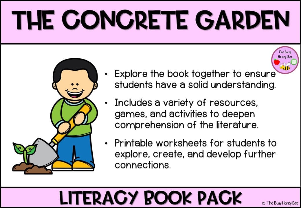 The Concrete Garden - CBCA 2024 - Literacy Book Pack - Activity Pack