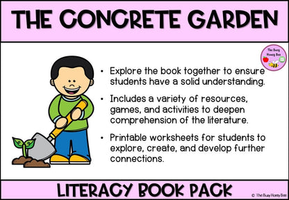 The Concrete Garden - CBCA 2024 - Literacy Book Pack - Activity Pack