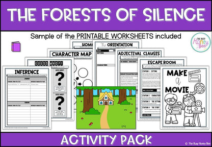The Forests of Silence (Book 1 of the Deltora Quest series) by Emily Rodda Activity Pack -
