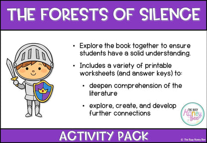 The Forests of Silence (Book 1 of the Deltora Quest series) by Emily Rodda Activity Pack -