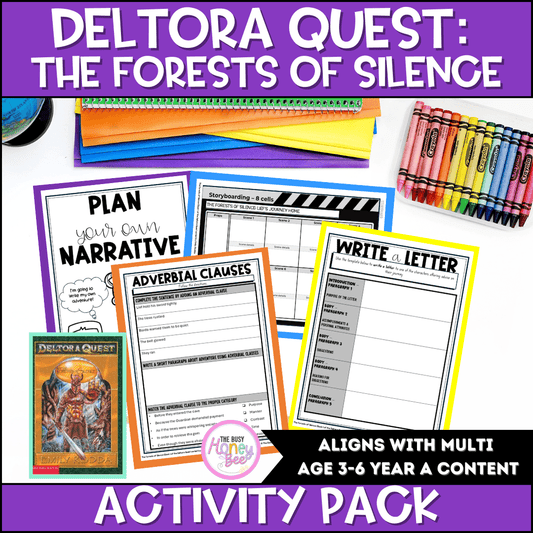 The Forests of Silence (Book 1 of the Deltora Quest series) by Emily Rodda Activity Pack -
