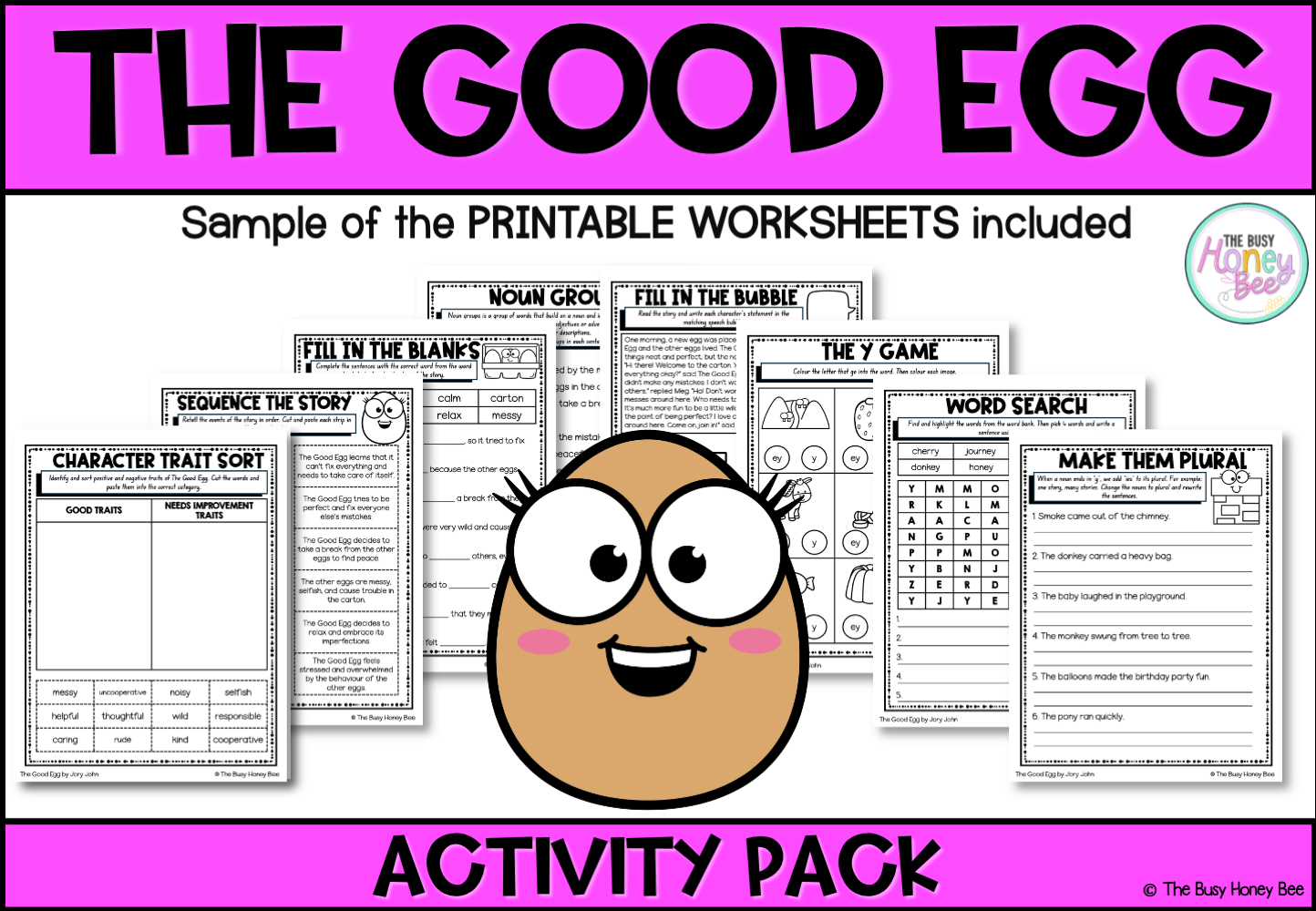 The Good Egg Activity Pack -