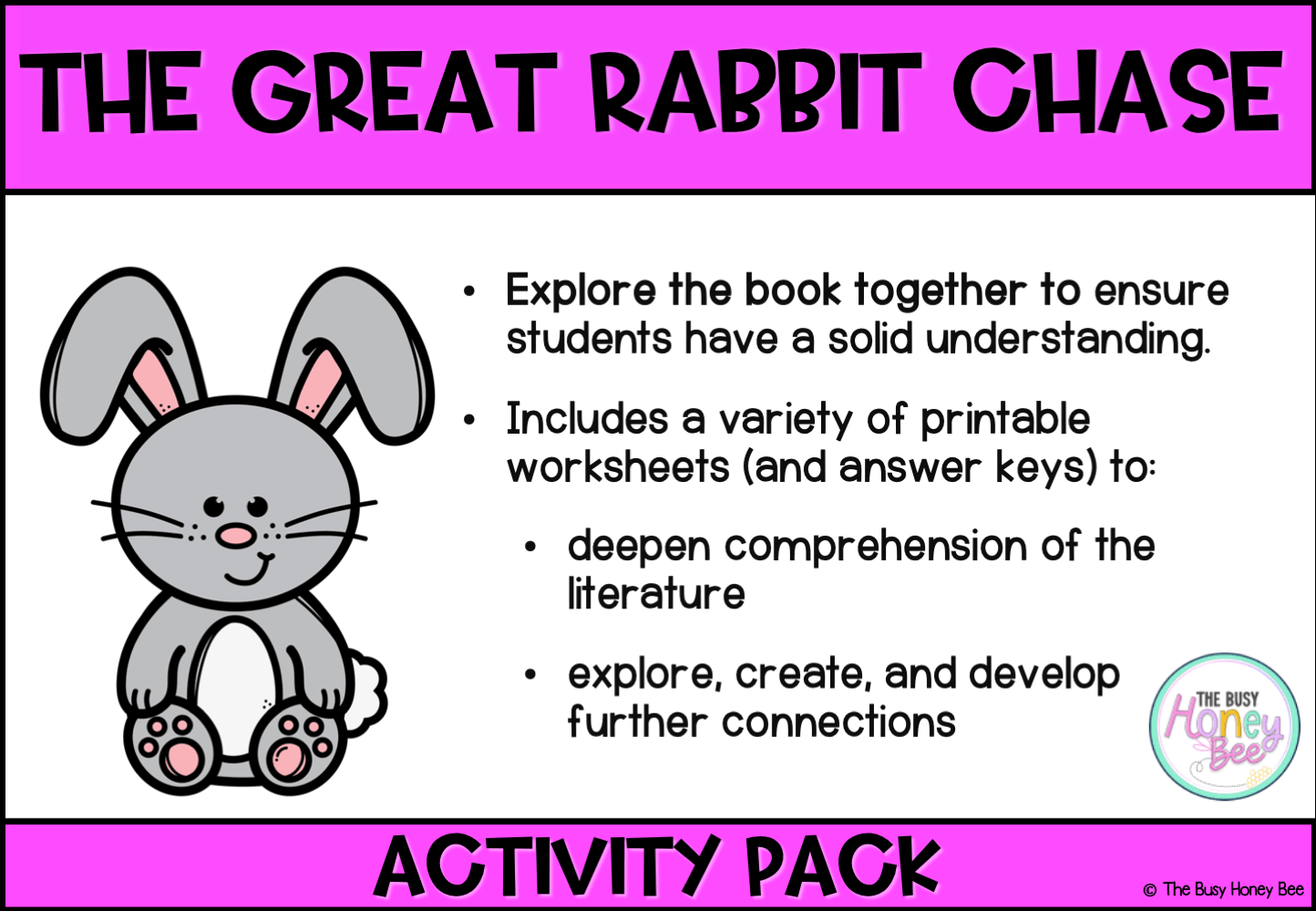 The Great Rabbit Chase Activity Pack -