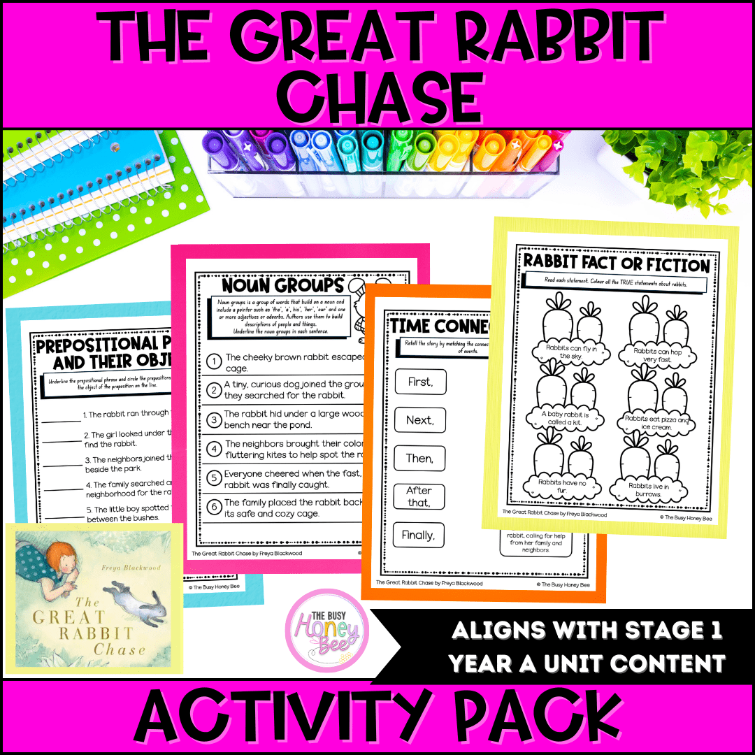 The Great Rabbit Chase Activity Pack -
