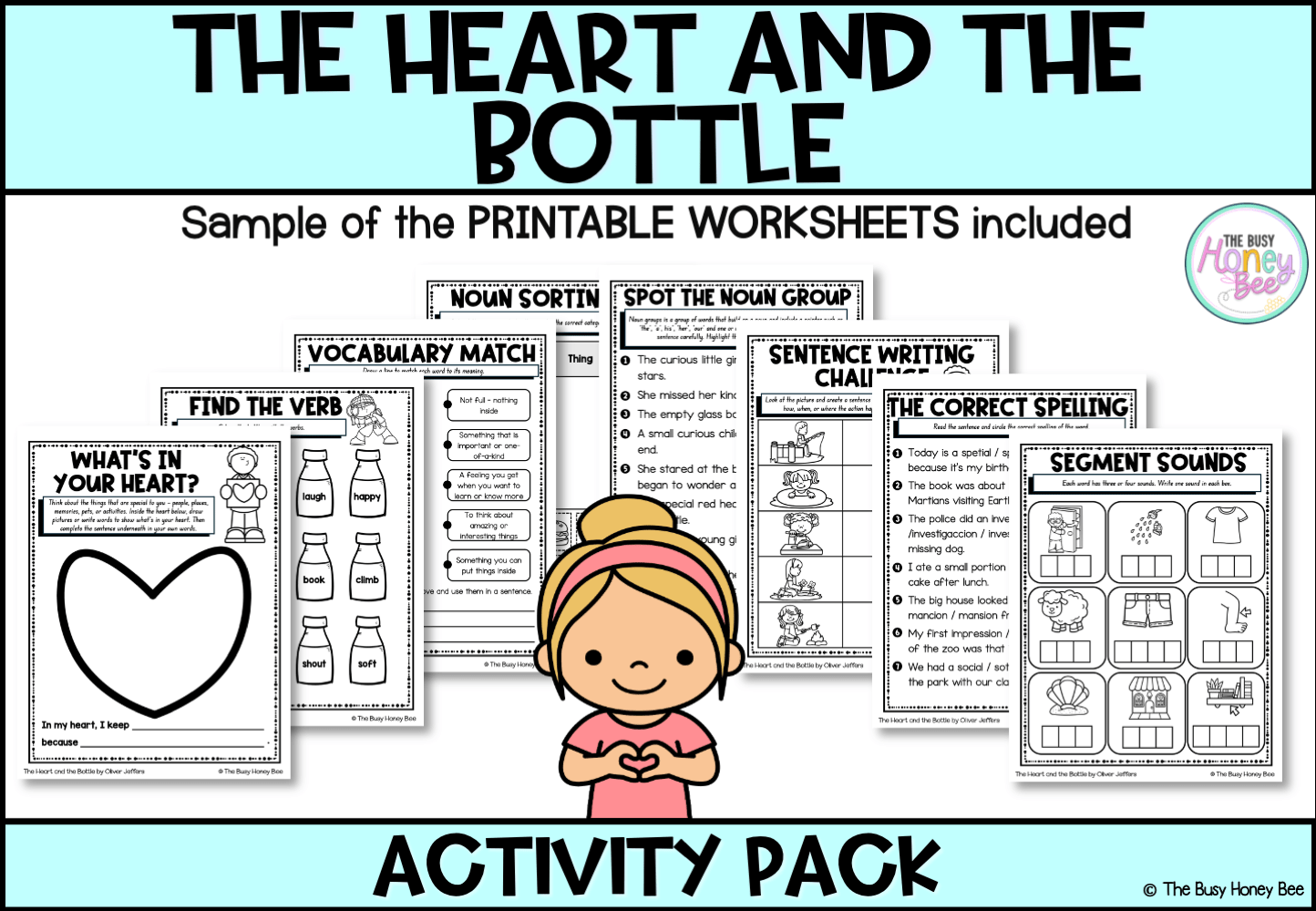 The Heart and the Bottle by Oliver Jeffers Activity Pack - Activity Pack