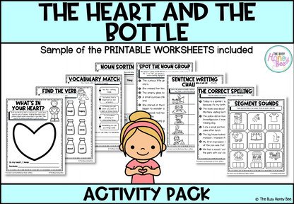 The Heart and the Bottle by Oliver Jeffers Activity Pack - Activity Pack