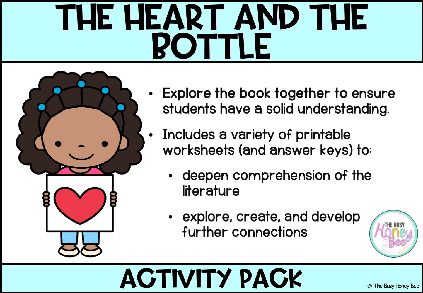 The Heart and the Bottle by Oliver Jeffers Activity Pack - Activity Pack