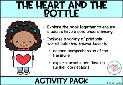 The Heart and the Bottle by Oliver Jeffers Activity Pack - Activity Pack